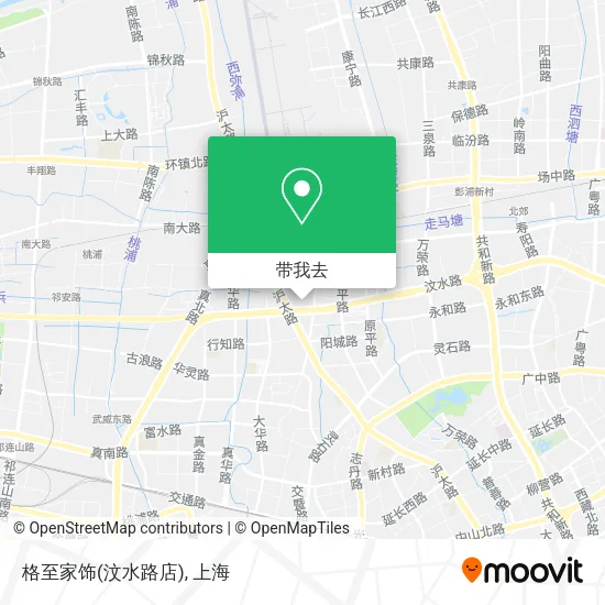 格至家饰(汶水路店)地图