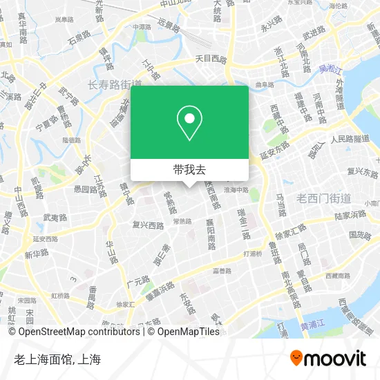 老上海面馆地图