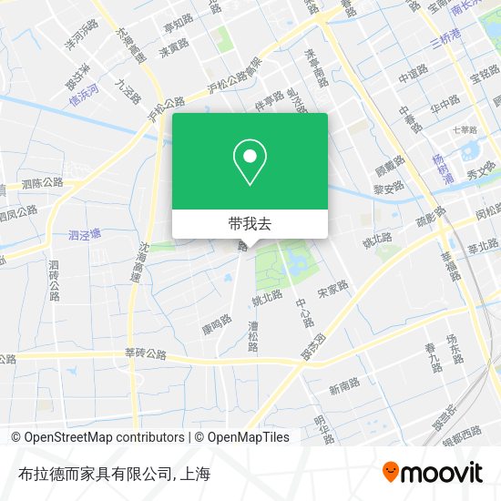 布拉德而家具有限公司地图