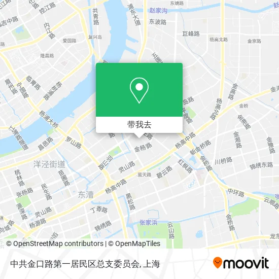 中共金口路第一居民区总支委员会地图