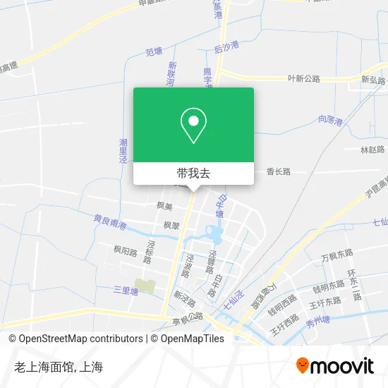 老上海面馆地图