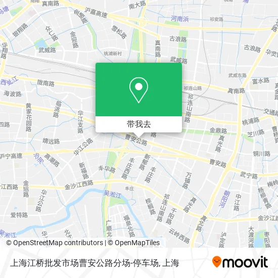 上海江桥批发市场曹安公路分场-停车场地图