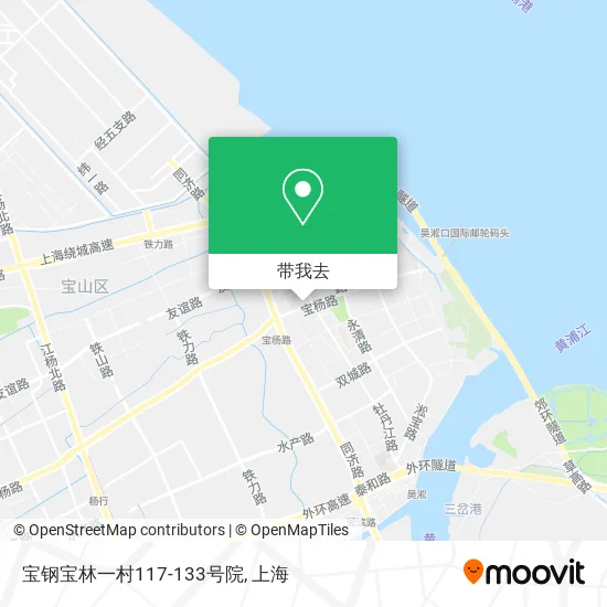宝钢宝林一村117-133号院地图