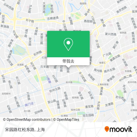宋园路红松东路地图