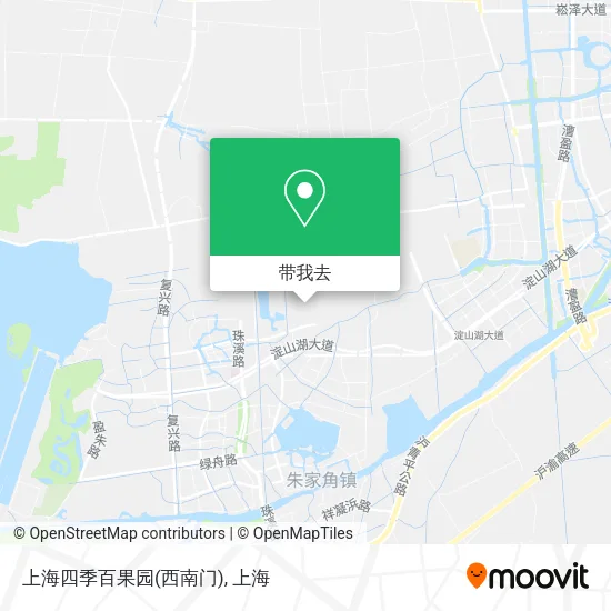 上海四季百果园(西南门)地图