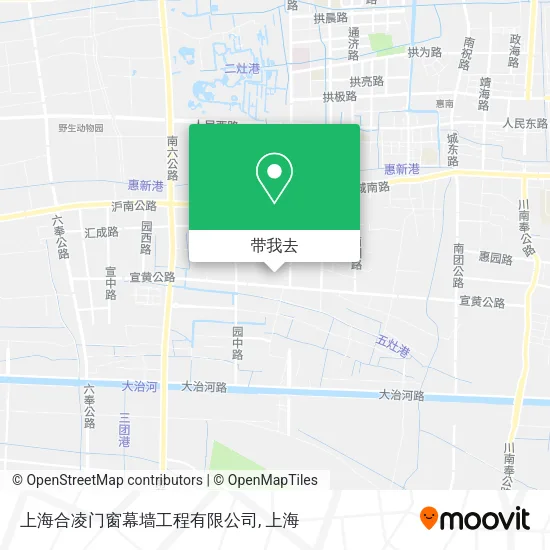 上海合凌门窗幕墙工程有限公司地图