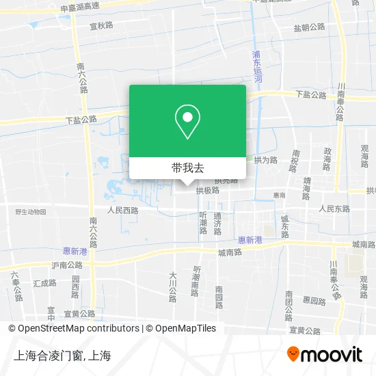 上海合凌门窗地图