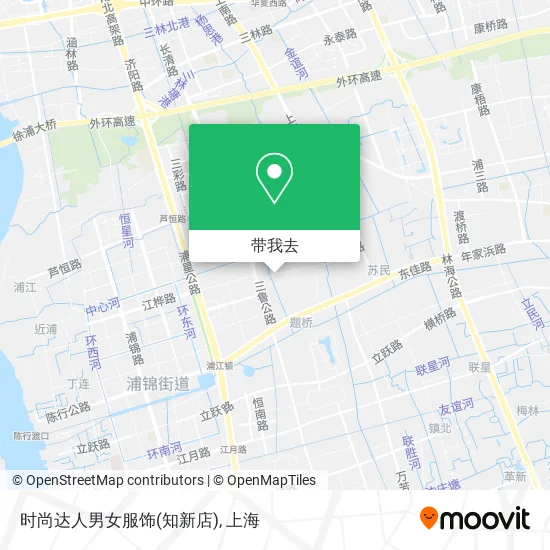 时尚达人男女服饰(知新店)地图