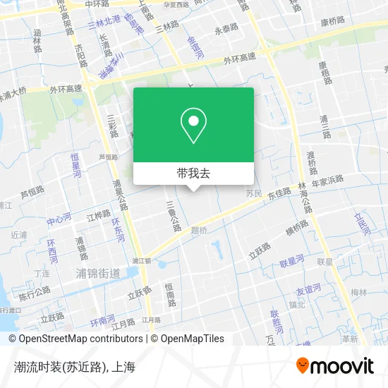 潮流时装(苏近路)地图