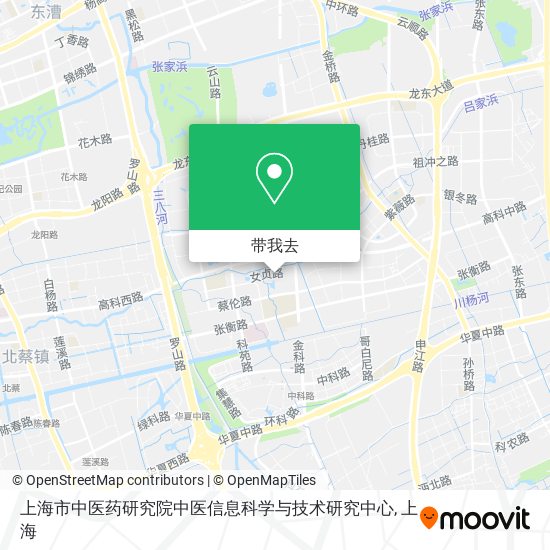 上海市中医药研究院中医信息科学与技术研究中心地图