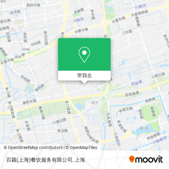 百颖(上海)餐饮服务有限公司地图