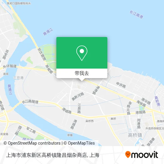 上海市浦东新区高桥镇隆昌烟杂商店地图
