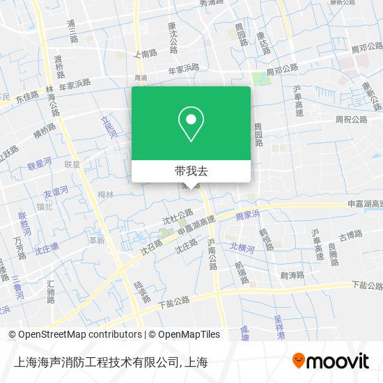 上海海声消防工程技术有限公司地图