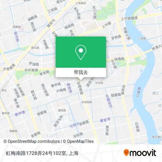 虹梅南路1728弄24号102室地图