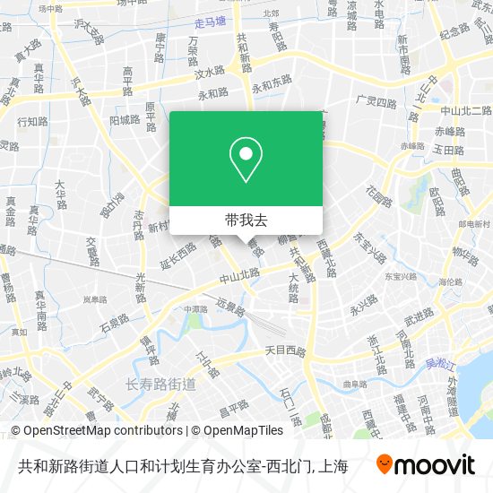 共和新路街道人口和计划生育办公室-西北门地图