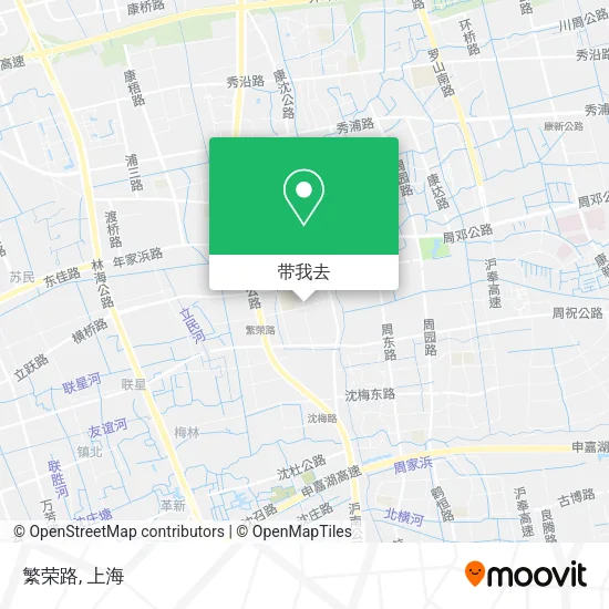 繁荣路地图