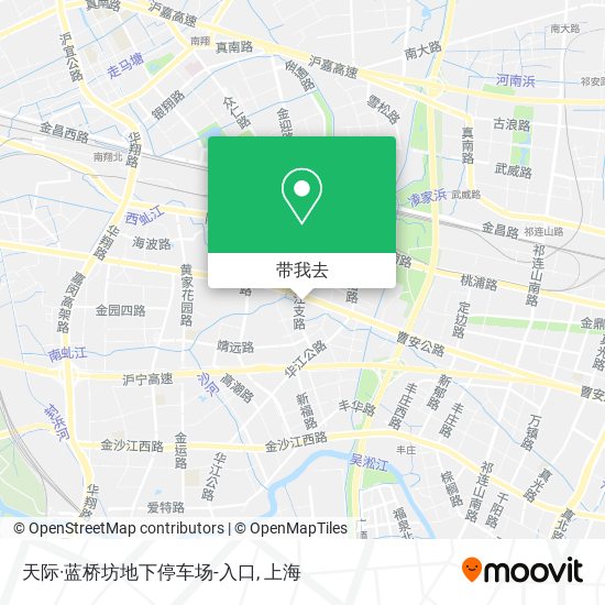 天际·蓝桥坊地下停车场-入口地图