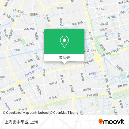 上海秦丰果业地图