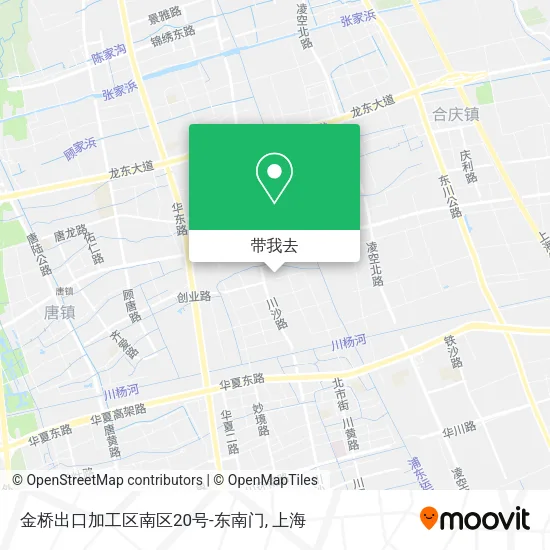 金桥出口加工区南区20号-东南门地图