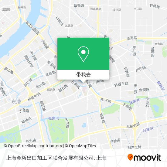 上海金桥出口加工区联合发展有限公司地图