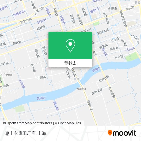 惠丰衣库工厂店地图