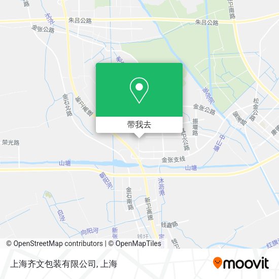 上海齐文包装有限公司地图