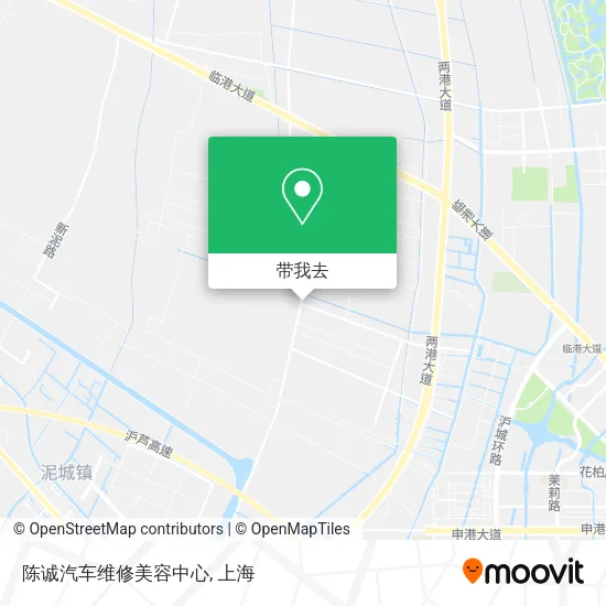 陈诚汽车维修美容中心地图