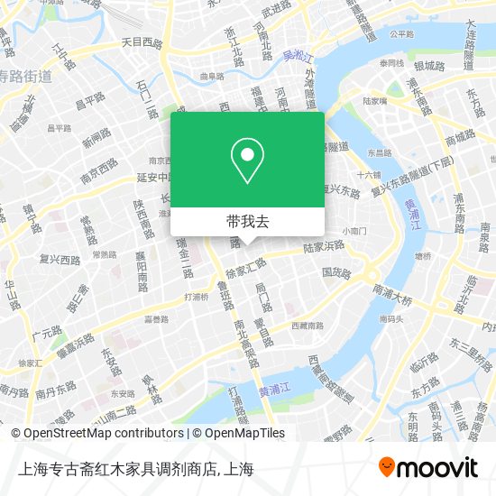 上海专古斋红木家具调剂商店地图