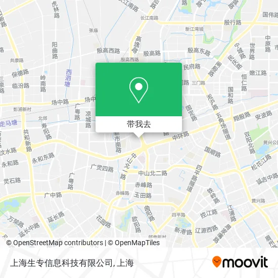 上海生专信息科技有限公司地图