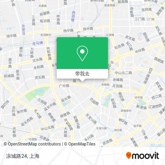 凉城路24地图