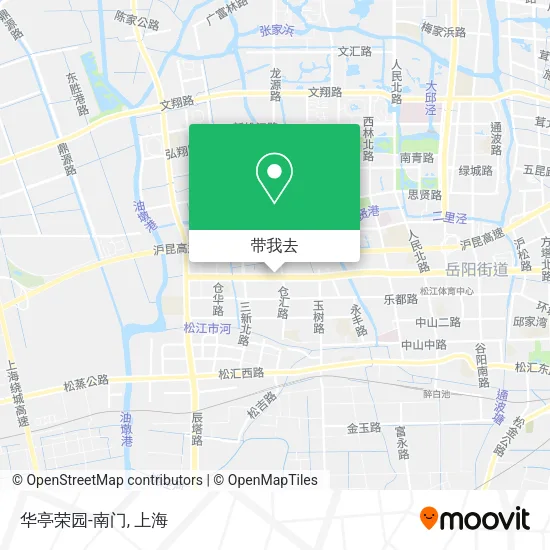 华亭荣园-南门地图