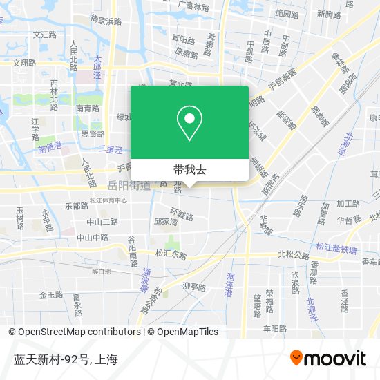 蓝天新村-92号地图