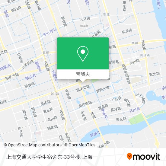 上海交通大学学生宿舍东-33号楼地图