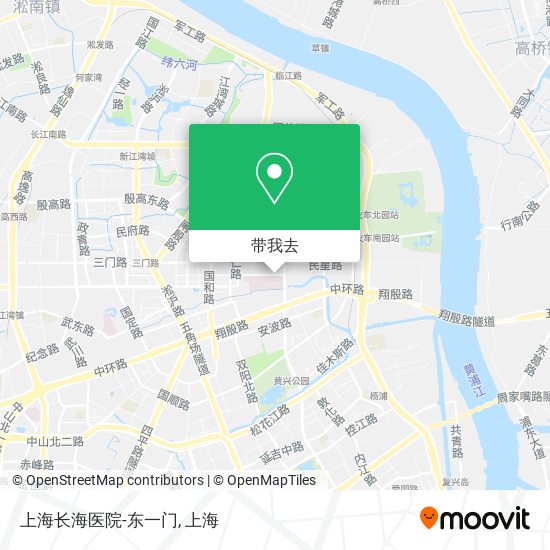 上海长海医院-东一门地图