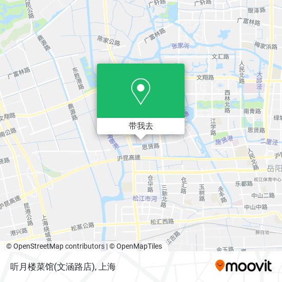 听月楼菜馆(文涵路店)地图