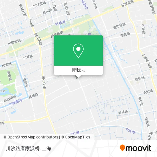 川沙路唐家浜桥地图