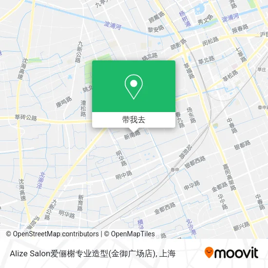 Alize Salon爱俪榭专业造型(金御广场店)地图