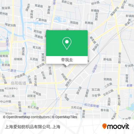 上海爱知纺织品有限公司地图