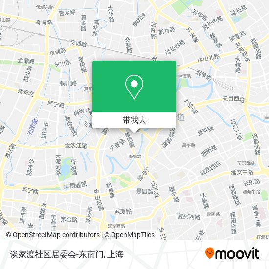 谈家渡社区居委会-东南门地图