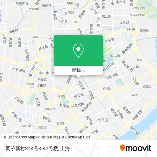 同济新村344号-347号楼地图
