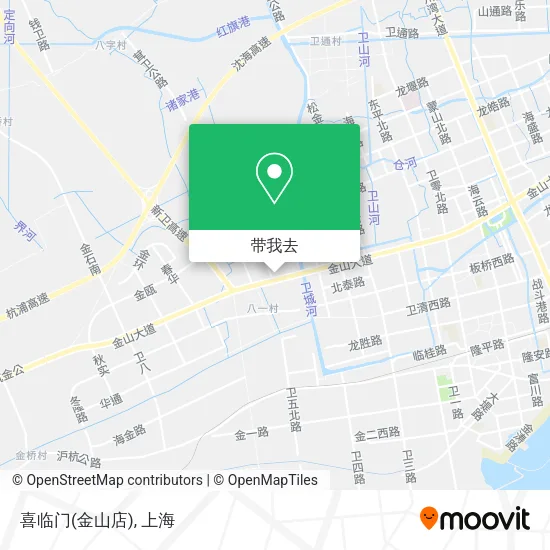 喜临门(金山店)地图