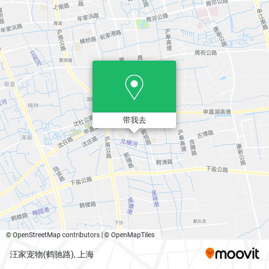 汪家宠物(鹤驰路)地图