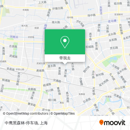 中鹰黑森林-停车场地图