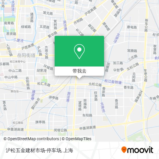 沪松五金建材市场-停车场地图