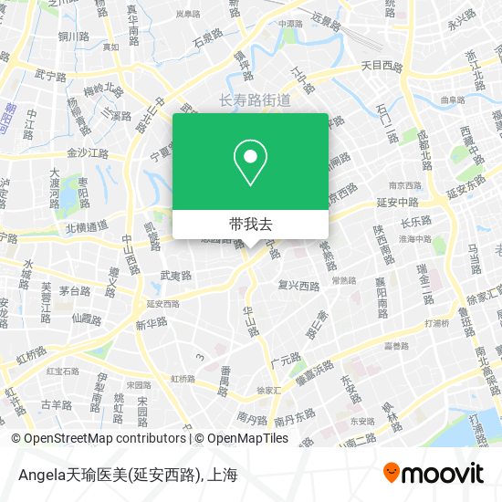 Angela天瑜医美(延安西路)地图