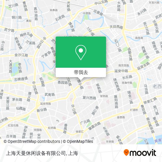 上海天曼休闲设备有限公司地图
