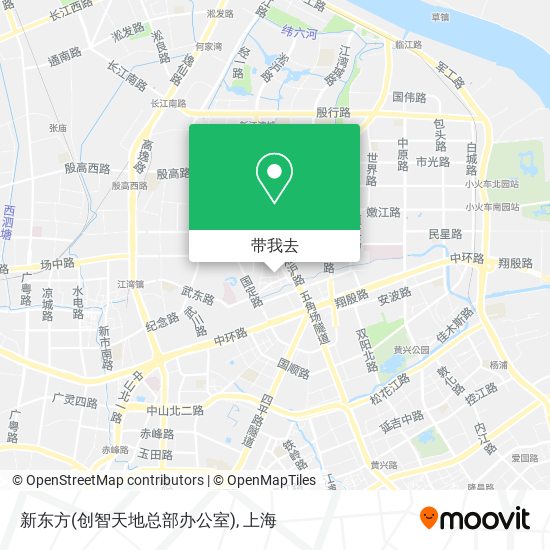 新东方(创智天地总部办公室)地图