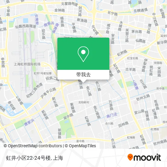 虹井小区22-24号楼地图