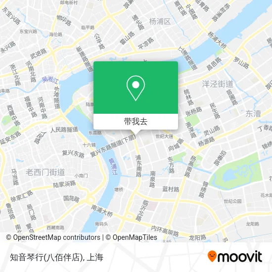 知音琴行(八佰伴店)地图