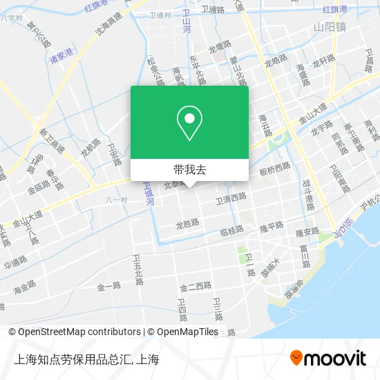 上海知点劳保用品总汇地图